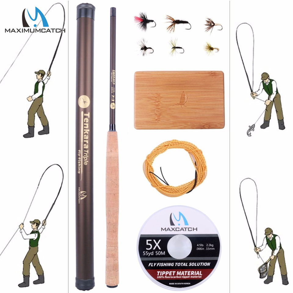Fishing Rod Ice - Maximumcatch 9-13FT V-Tenkara Cần Bộ Trang