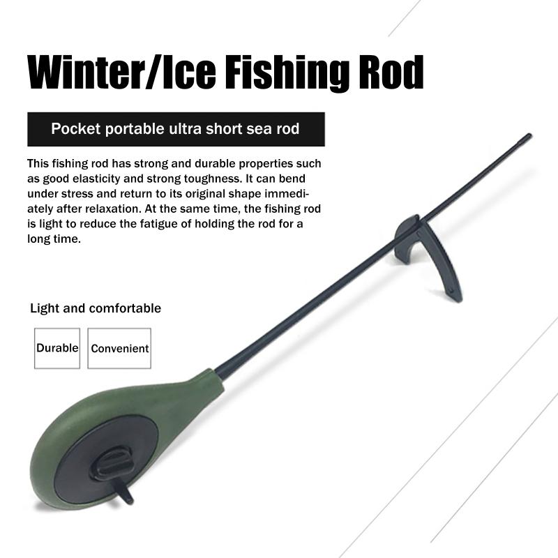 Hot Sale 2PCS Portable Plastic - đánh giá và giá Fishing Rod Ice