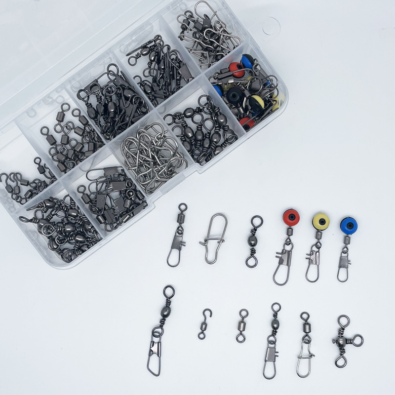 115pcs Fishing Swivel Connecto - đánh giá và giá Fishing Rod Building Kit