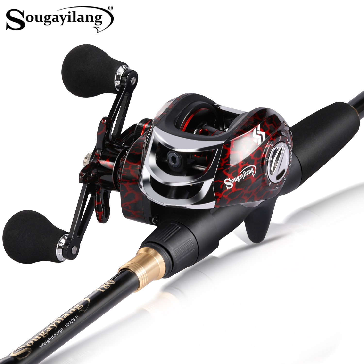 Sougayilang 1.8-2.4m Casting F - đánh giá và giá Fishing Rod Combo