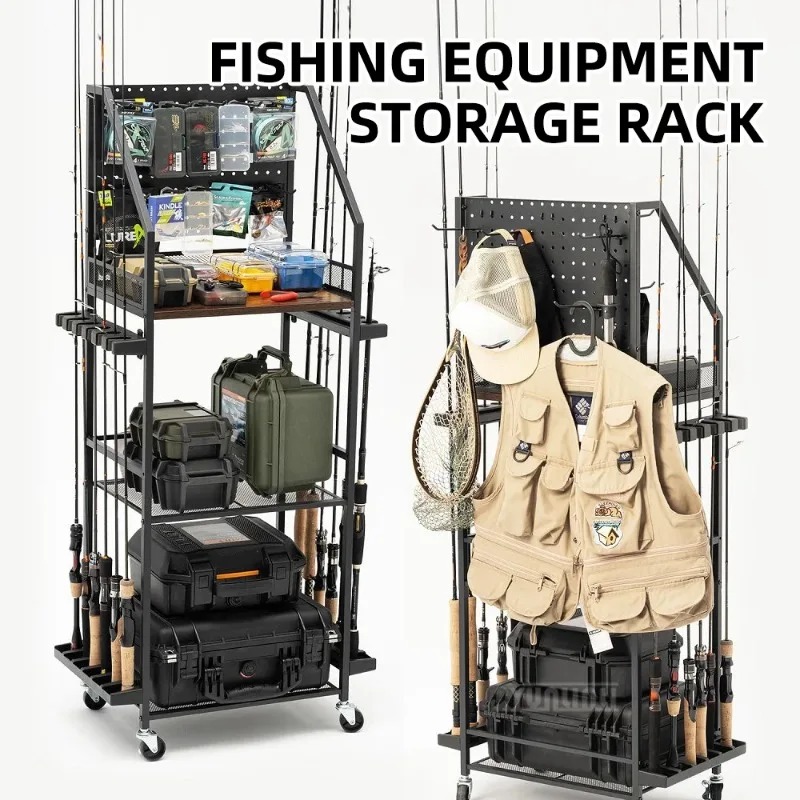 Fishing Gear Storage Shelf, Fi - đánh giá và giá Fishing Rod Combo