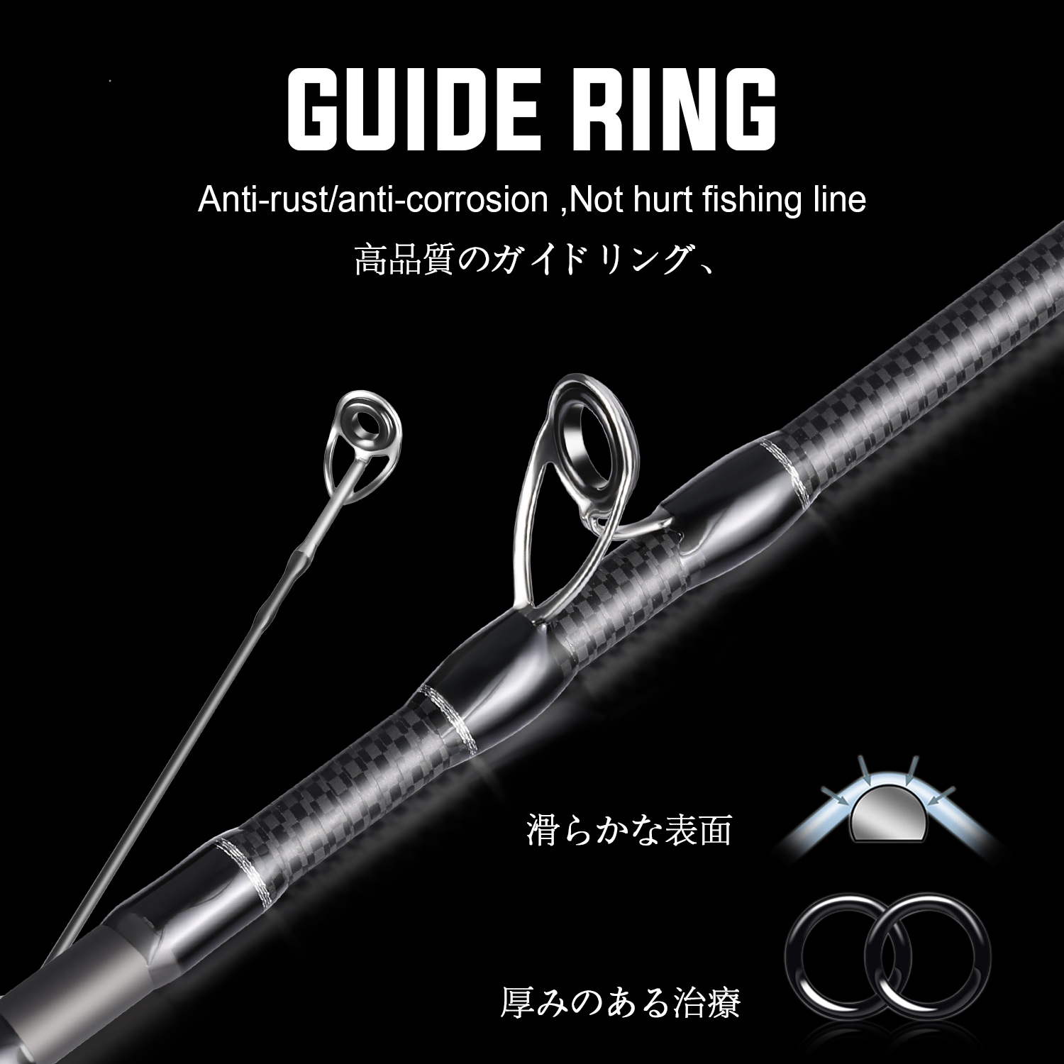 Sougayilang 5/6 Section Spinni - đánh giá và giá Fishing Rod Surf